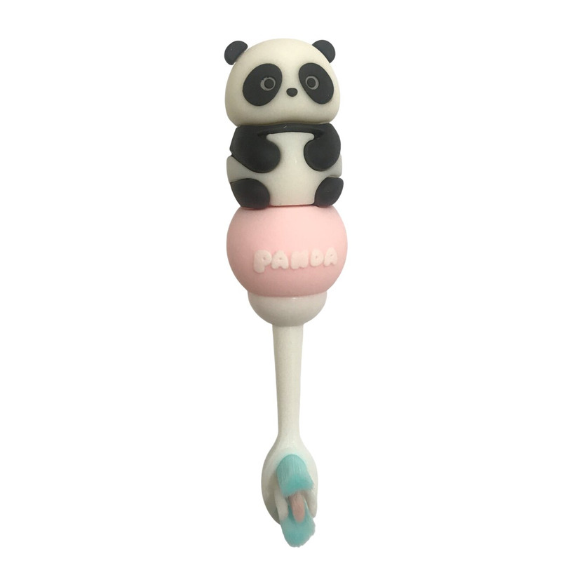 مسواک کودک مدل پاندا با برس نرم